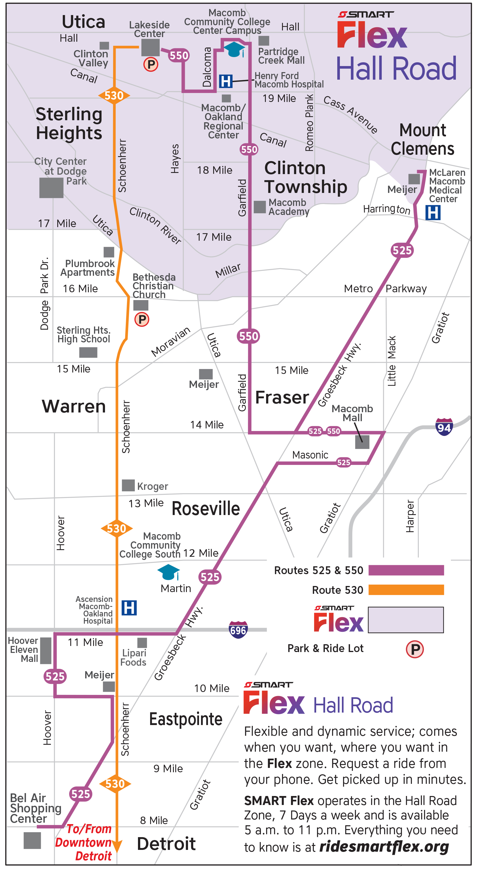 SMART > Schedules > Schedules by Route