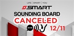 December Sounding Board Canceled