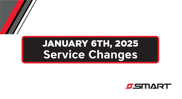 Service Change January 6th