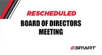 Board of Director's Rescheduled Meeting 1/27