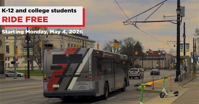 Students Ride Fixed Routes Free